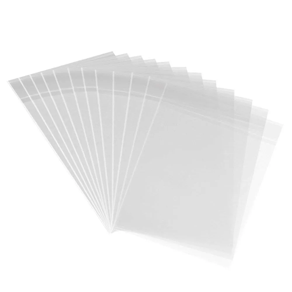 200 Pack Heavy Duty Zipper Baggies 7"x5" Reclosable Small Poly Bags 3MIL Clear