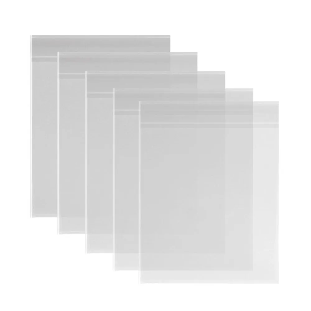 200 Pack Heavy Duty Zipper Baggies 7"x5" Reclosable Small Poly Bags 3MIL Clear