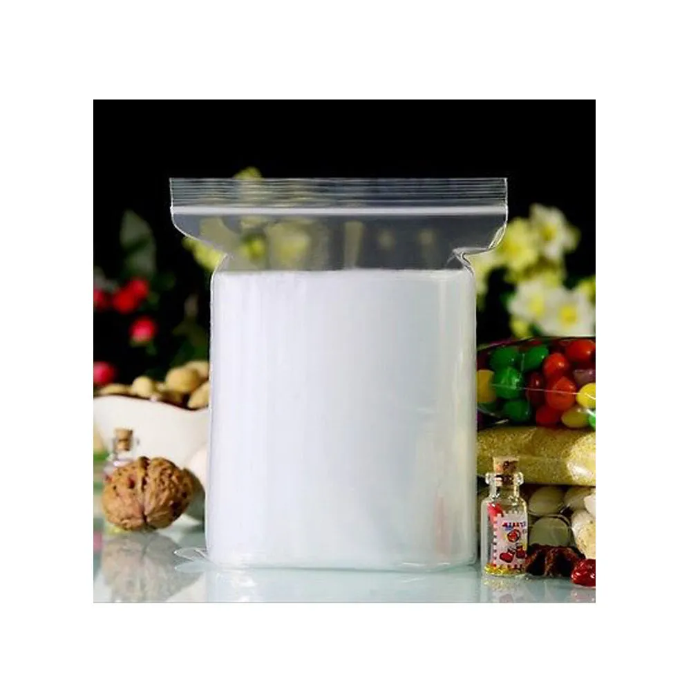 200 Pc 2 ml Clear Reclosable Plastic Zip Bags Poly Jewelry Zipper Baggies 5x6