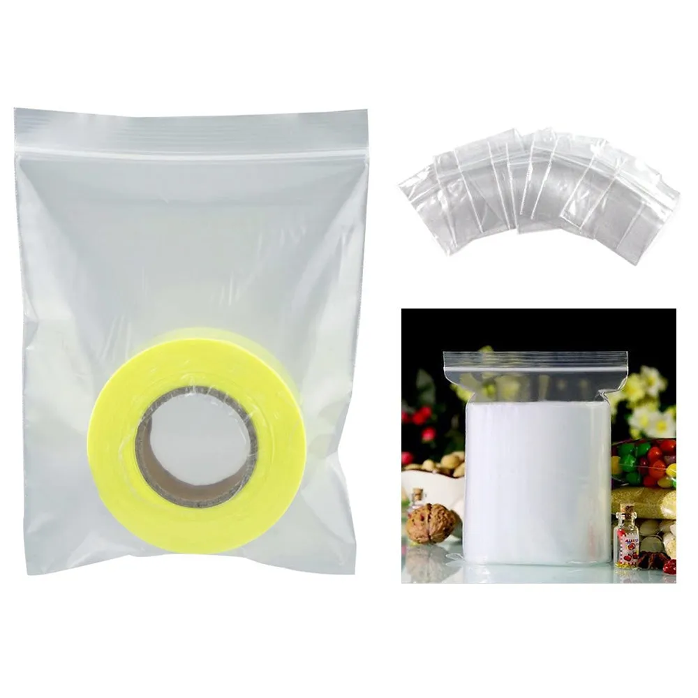200 Pc 2 ml Clear Reclosable Plastic Zip Bags Poly Jewelry Zipper Baggies 5x6