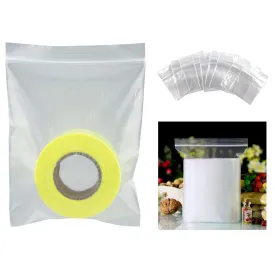 200 Pc 2 ml Clear Reclosable Plastic Zip Bags Poly Jewelry Zipper Baggies 5x6