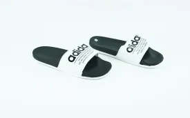 Adidas White strap slides for men