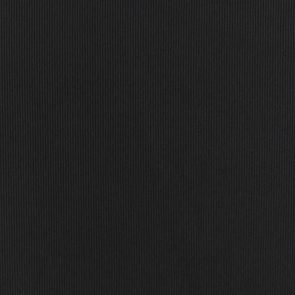 Basic Black Famous Maker Stretch 2x2 Rib Activewear Knit Fabric