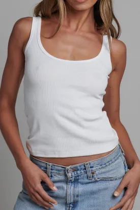 BAYSE BRAND Womens Jordy Tank - White