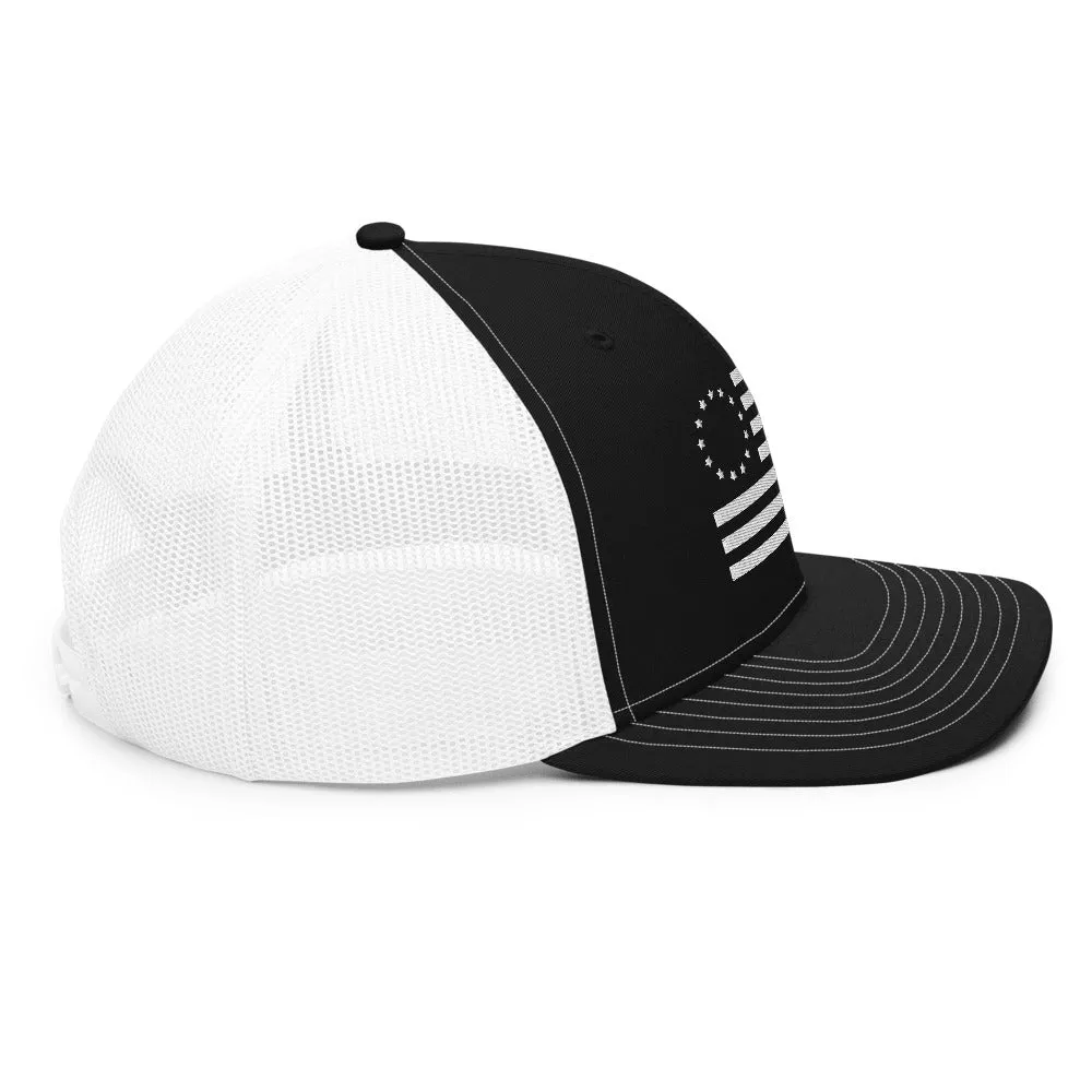 Betsy Ross Flag Trucker Cap