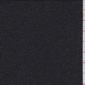 Black/Silver Sparkle Activewear Fabric