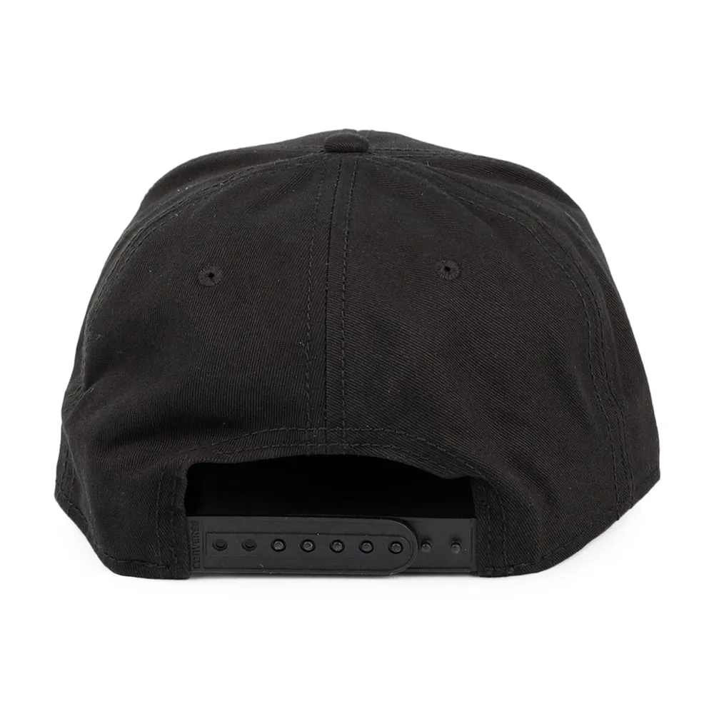 Casquette Snapback en Coton Sergé Core noir CONVERSE