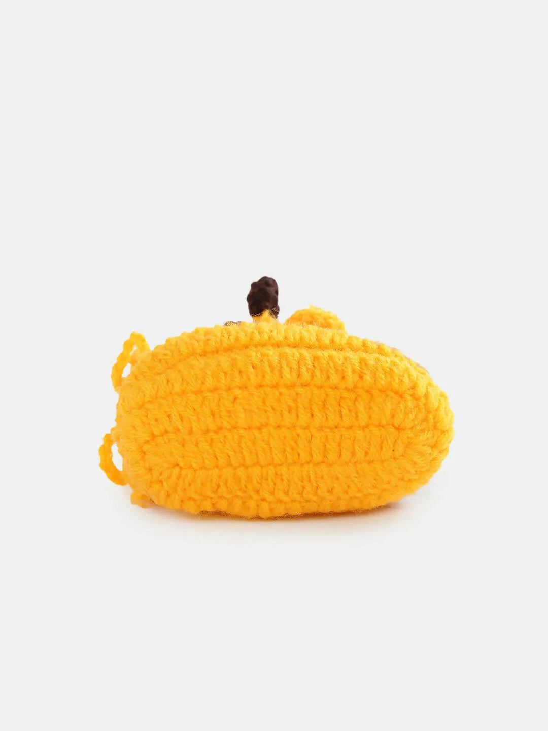 Chutput Kids Woollen Hand Knitted Giraffe Detailed Booties - Yellow
