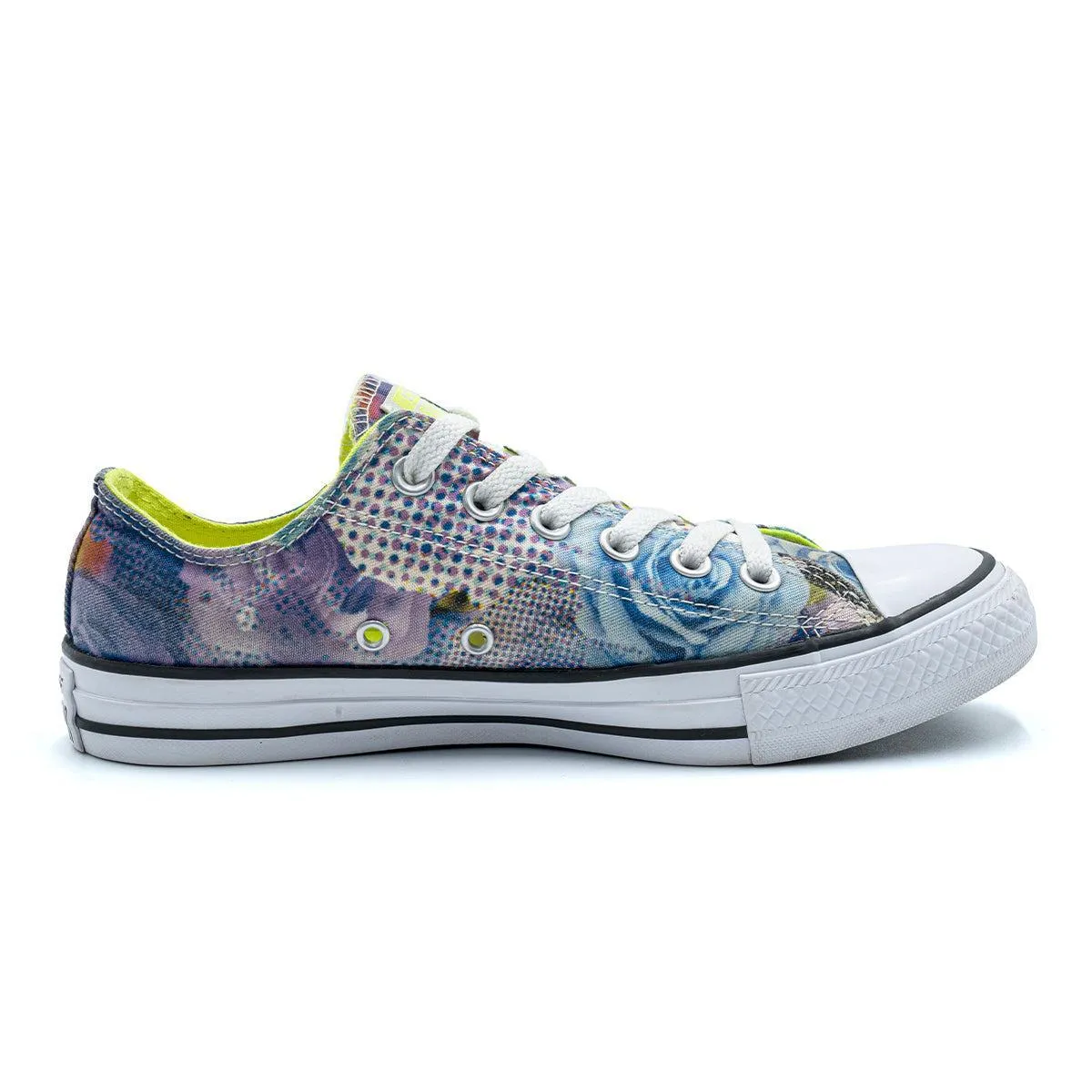 Converse Digital Floral Ox Low-Top Sneakers Fabric Multicolour Colour For Women