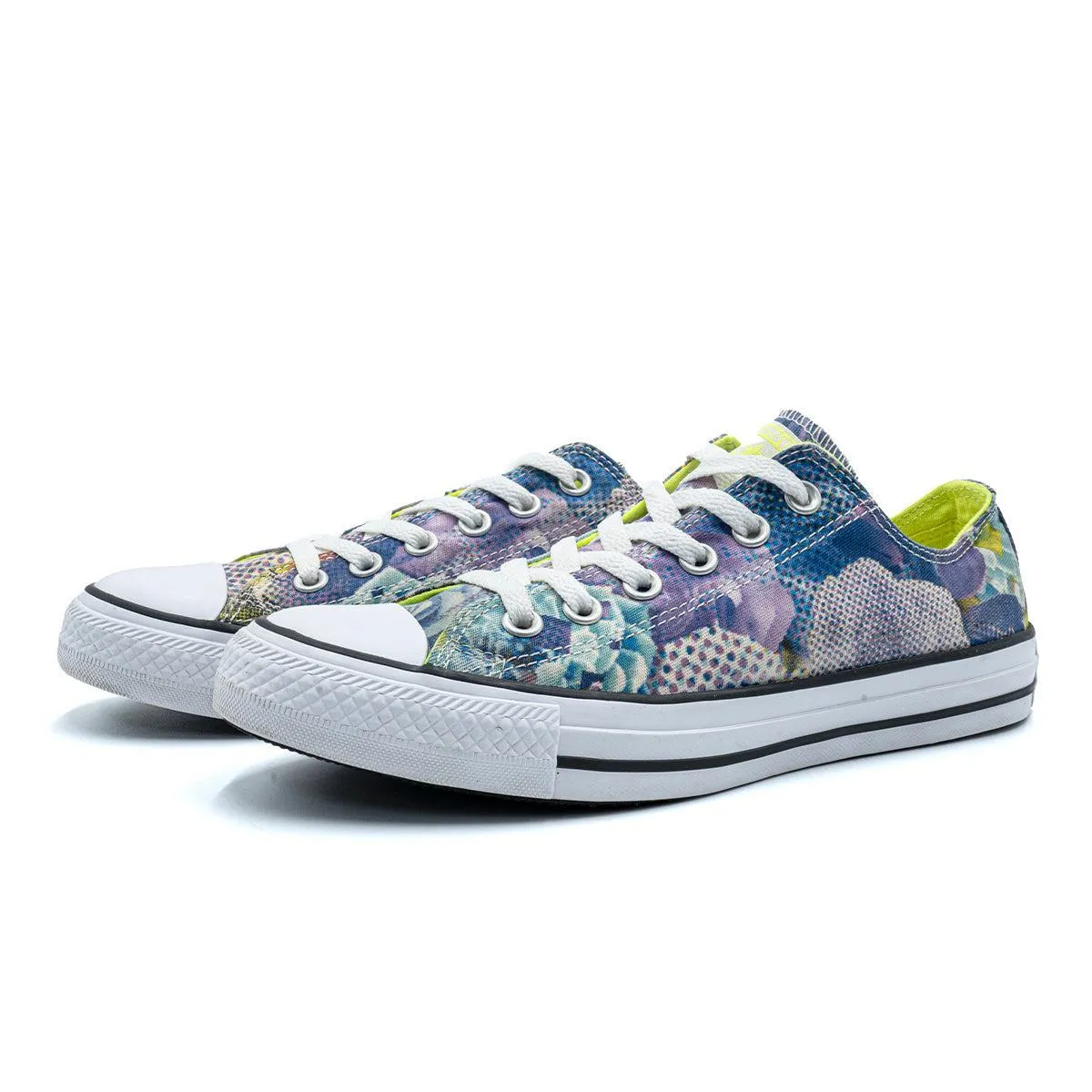 Converse Digital Floral Ox Low-Top Sneakers Fabric Multicolour Colour For Women