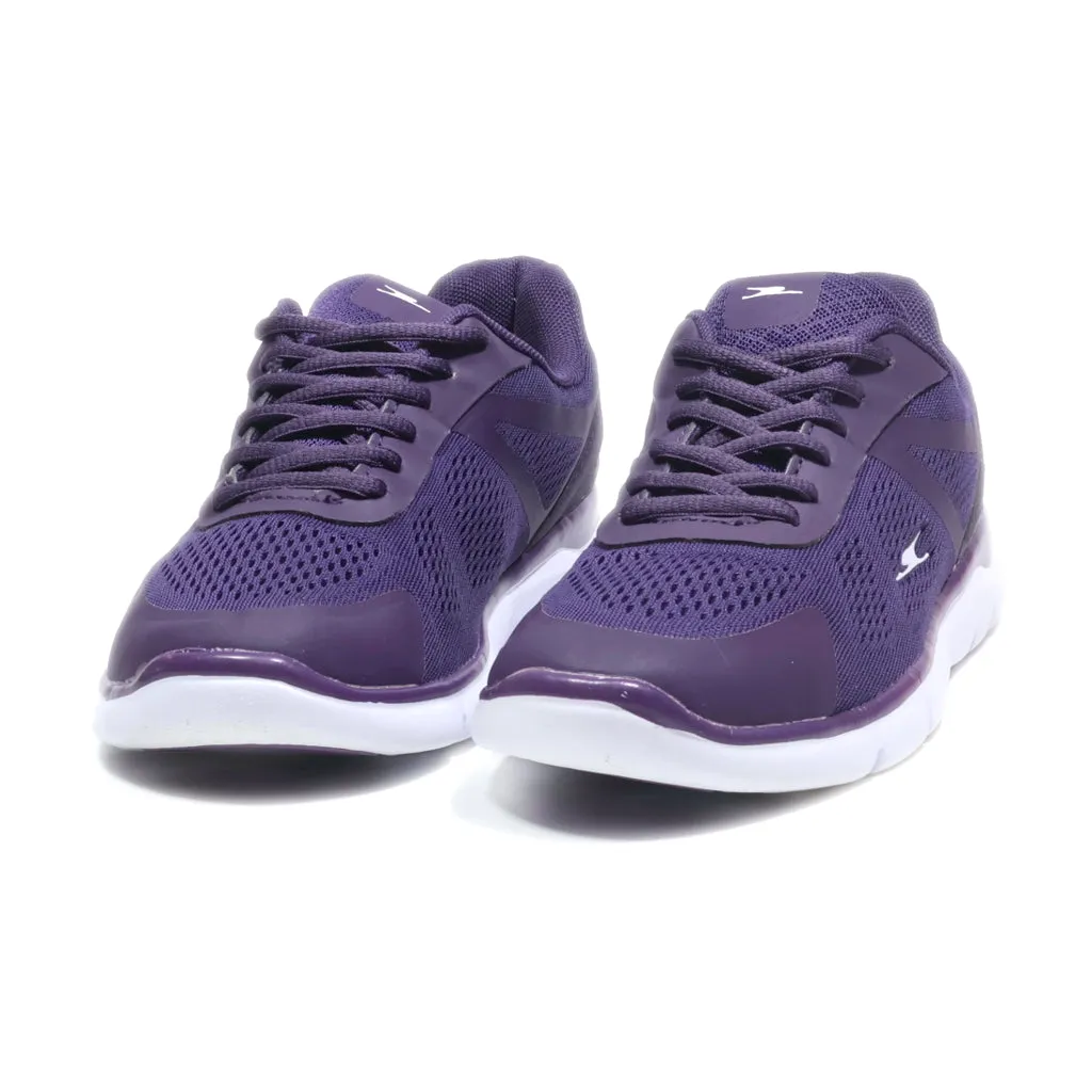 Crane Sport Shoes Leather Purple Colour For Women