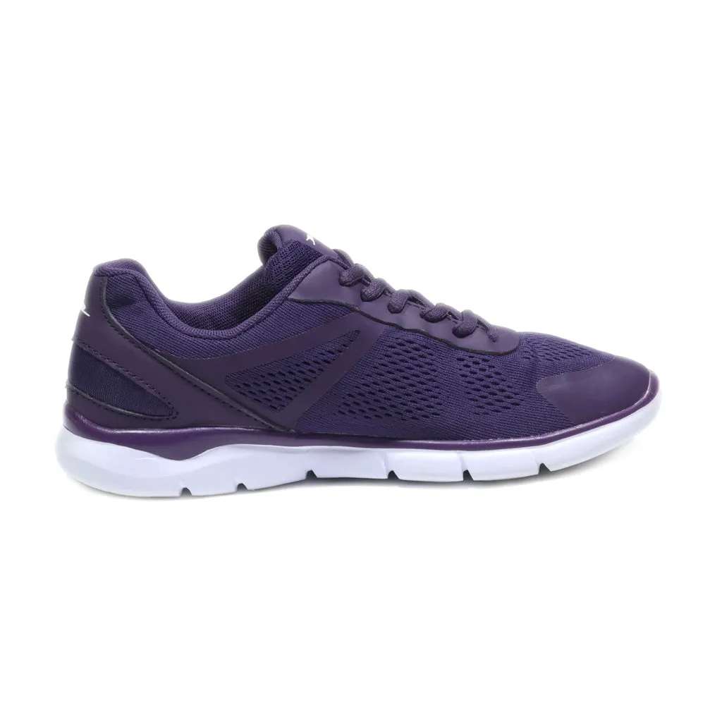 Crane Sport Shoes Leather Purple Colour For Women