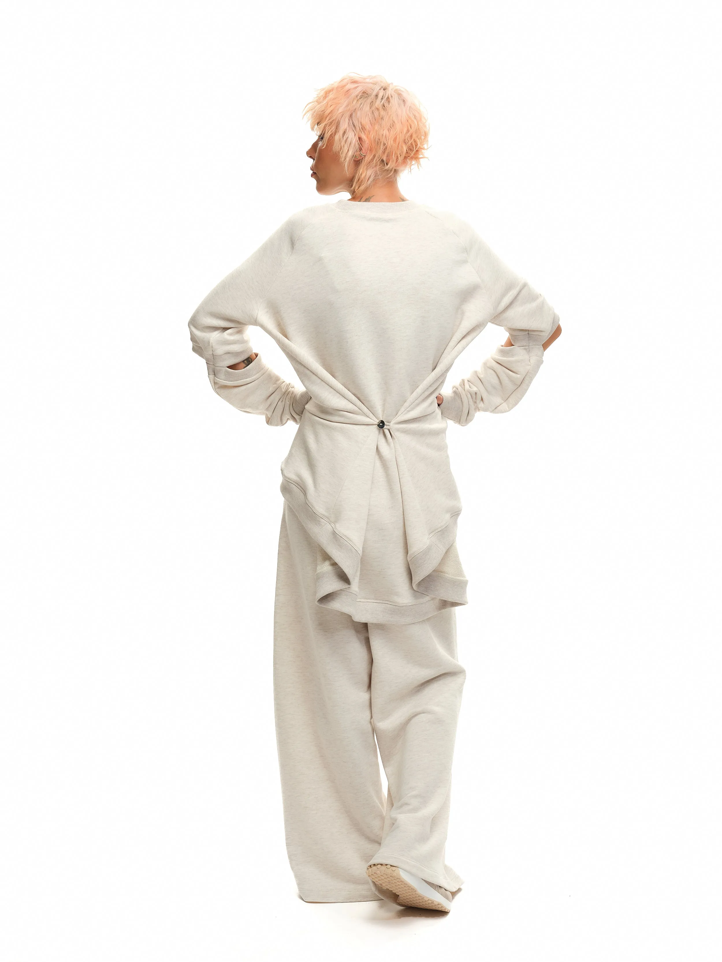 Cream Activewear Set