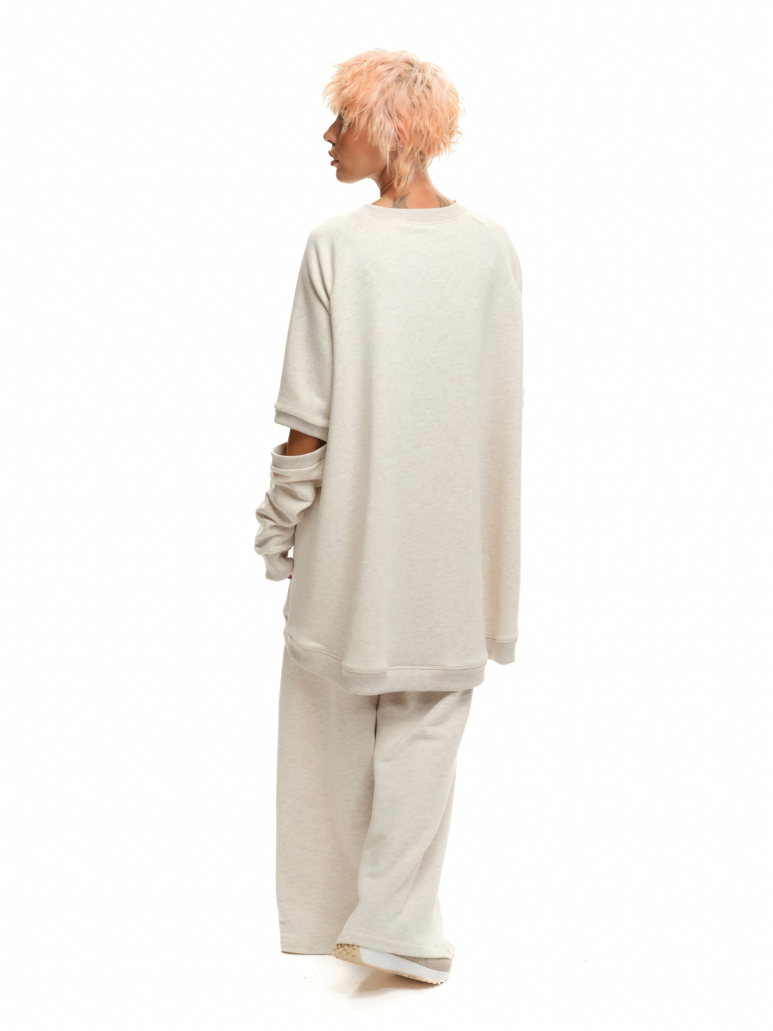 Cream Activewear Set