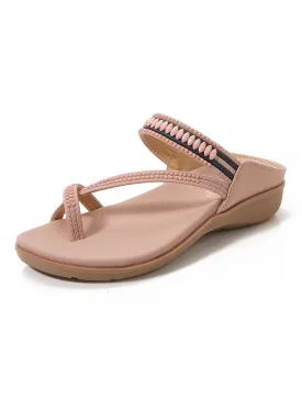 Cross Strap Toe Comfortable Slippers