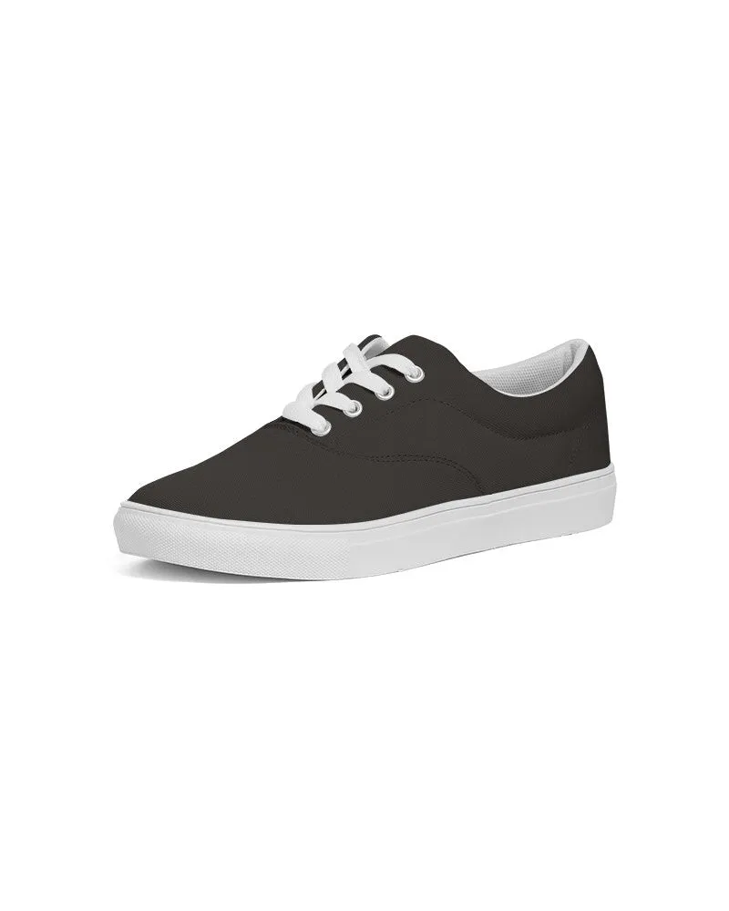 Deep Dark Brown Men's Canvas Sneakers | Men's | Deep Dark Pale Pastel Brown | C60M60Y60K80