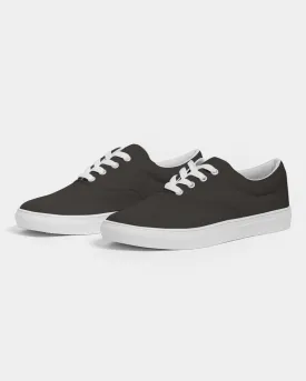 Deep Dark Brown Men's Canvas Sneakers | Men's | Deep Dark Pale Pastel Brown | C60M60Y60K80