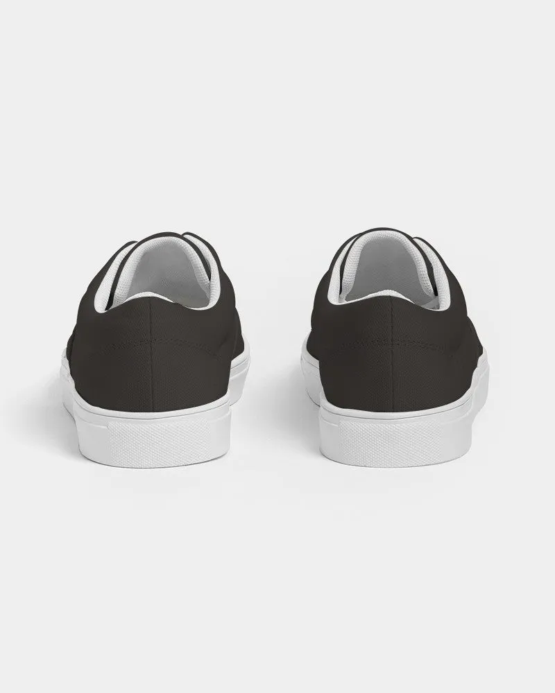 Deep Dark Brown Men's Canvas Sneakers | Men's | Deep Dark Pale Pastel Brown | C60M60Y60K80