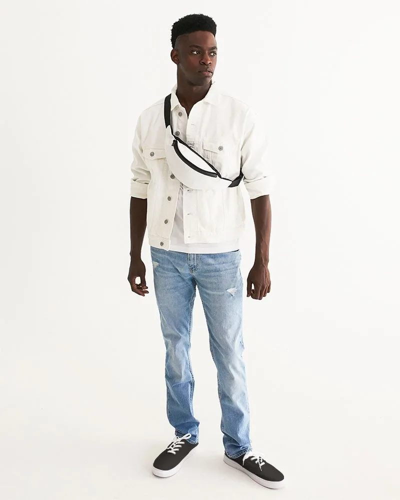 Deep Dark Brown Men's Canvas Sneakers | Men's | Deep Dark Pale Pastel Brown | C60M60Y60K80
