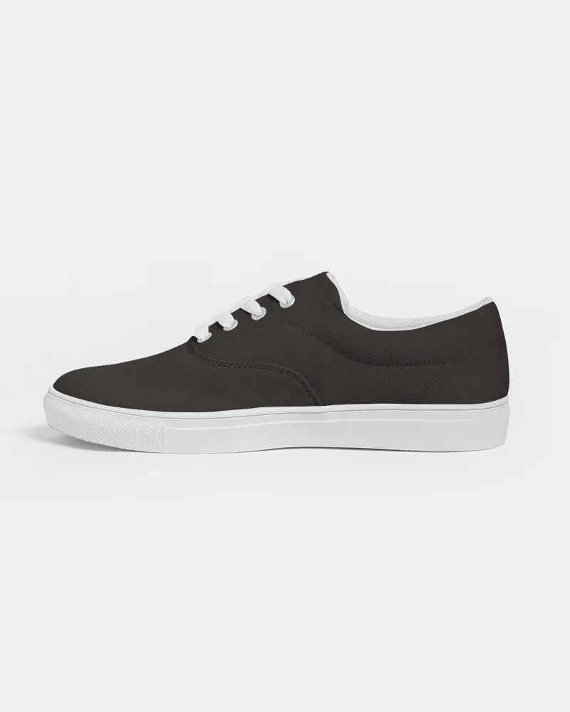 Deep Dark Brown Men's Canvas Sneakers | Men's | Deep Dark Pale Pastel Brown | C60M60Y60K80