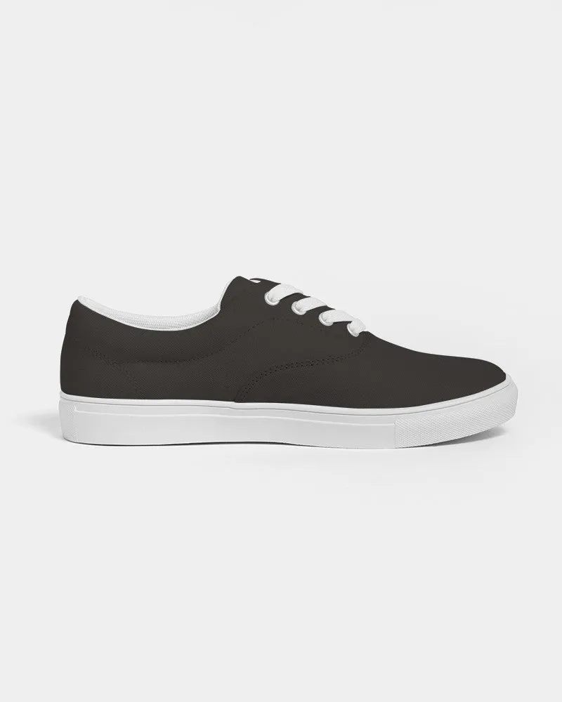 Deep Dark Brown Men's Canvas Sneakers | Men's | Deep Dark Pale Pastel Brown | C60M60Y60K80