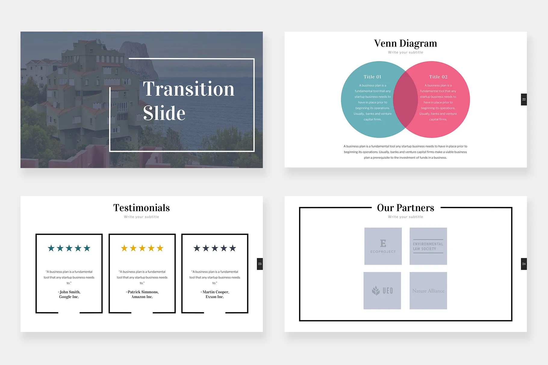 Ezra Google Slides Template