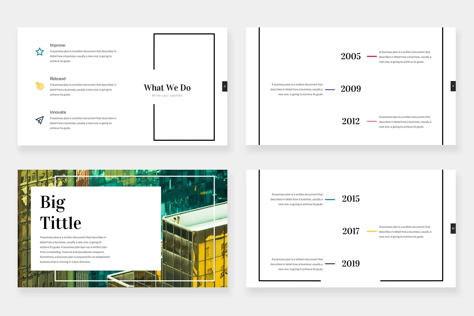 Ezra Google Slides Template