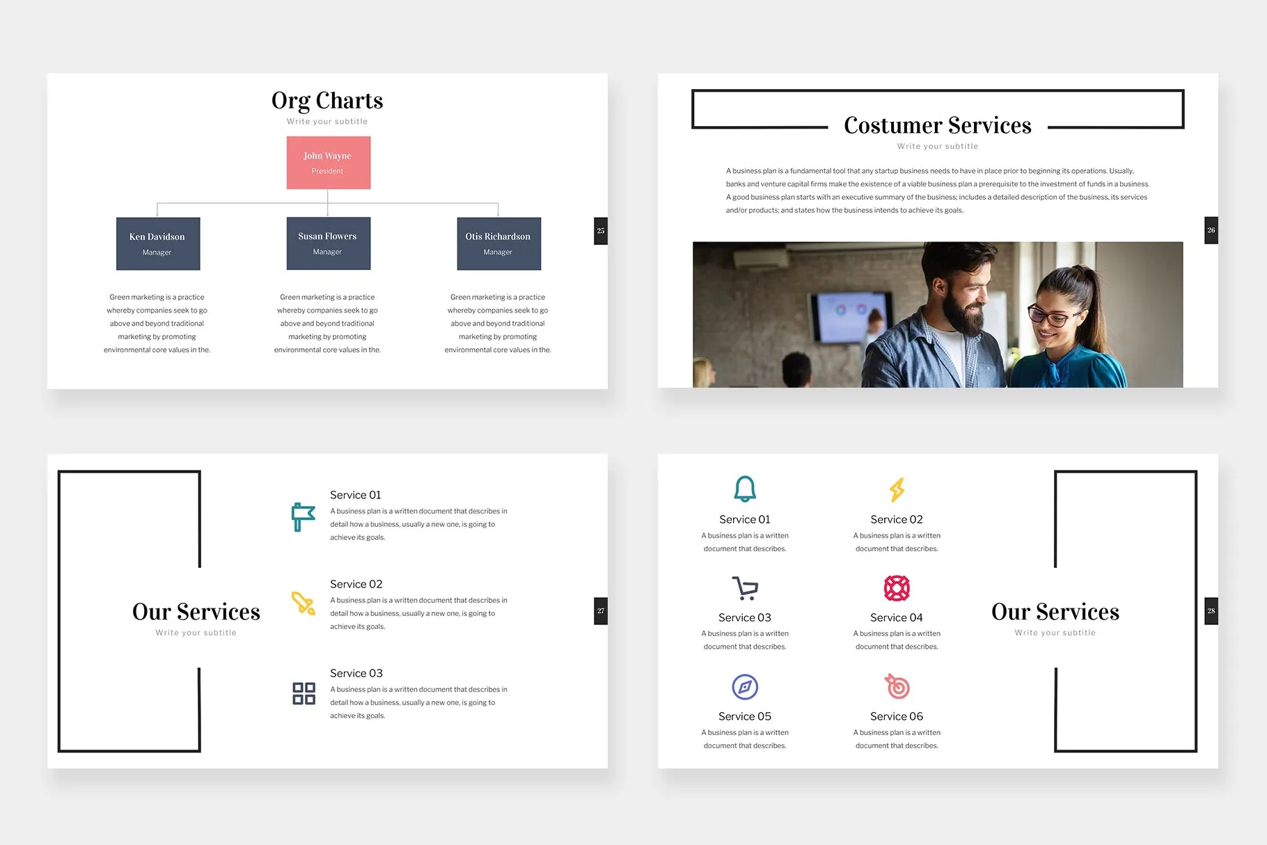 Ezra Google Slides Template