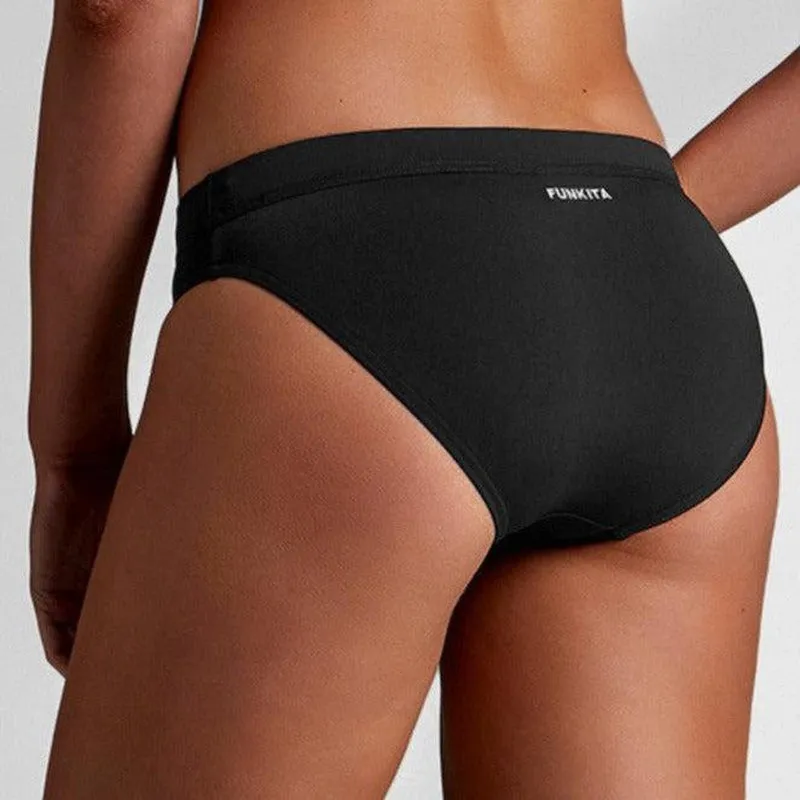 Funkita Ladies Sports Brief | Still Black