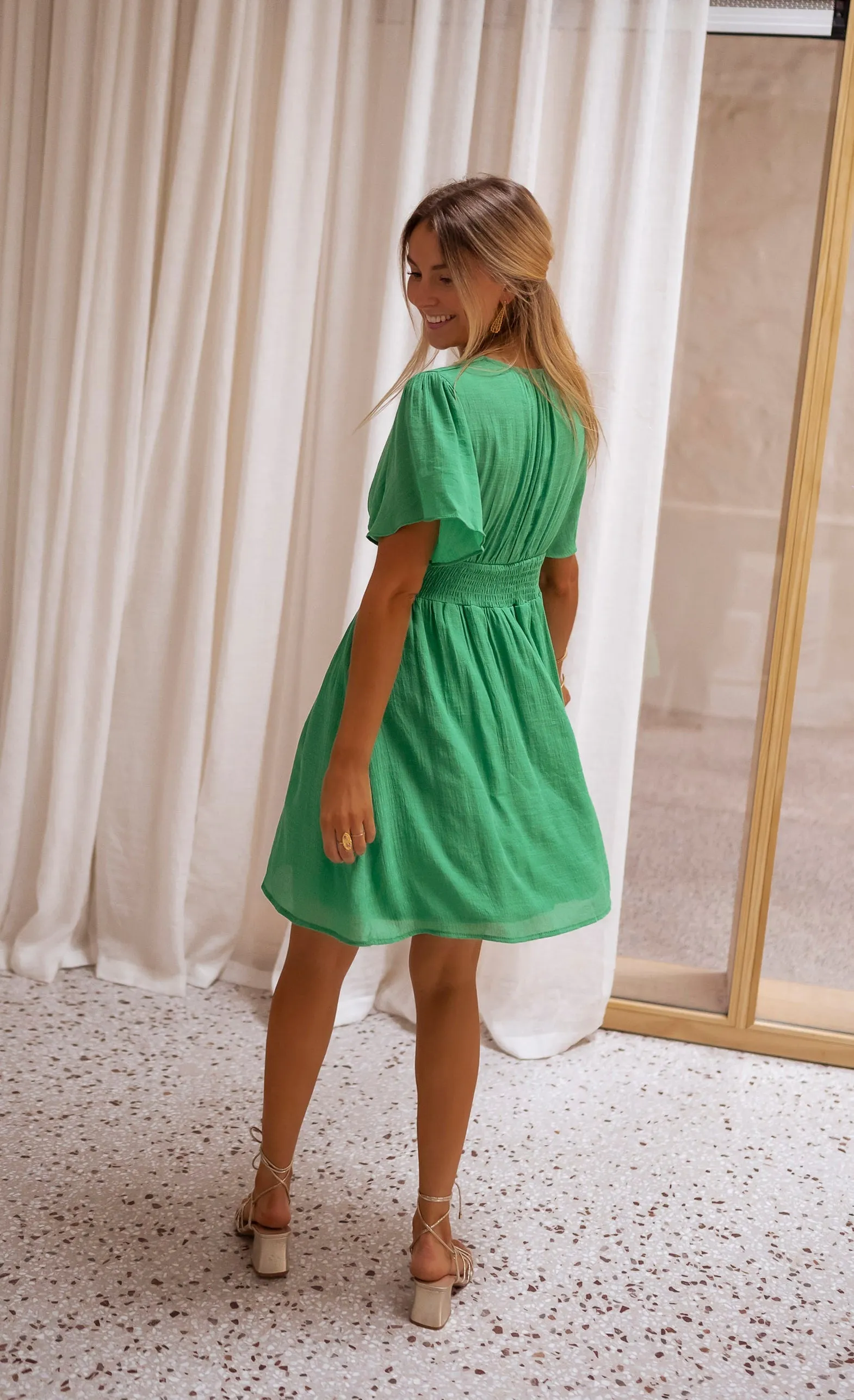 Green Eloane Dress