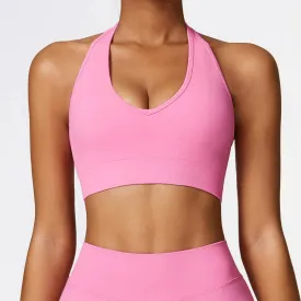 Hanging Neck Push-up & Padded Bra Activewear