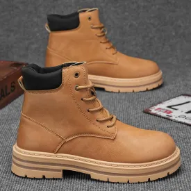 Labor Protection Leather Boots