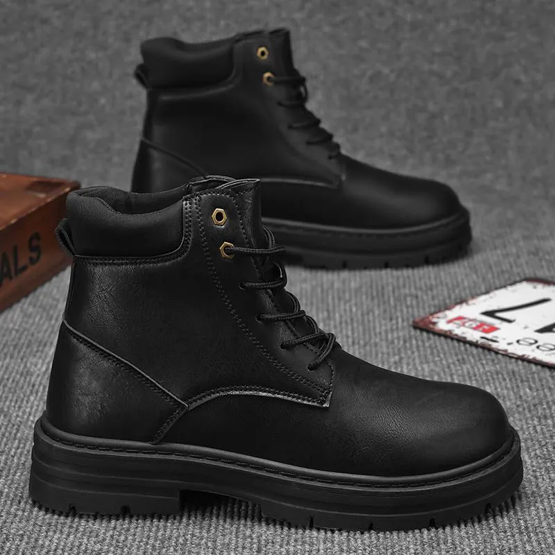 Labor Protection Leather Boots