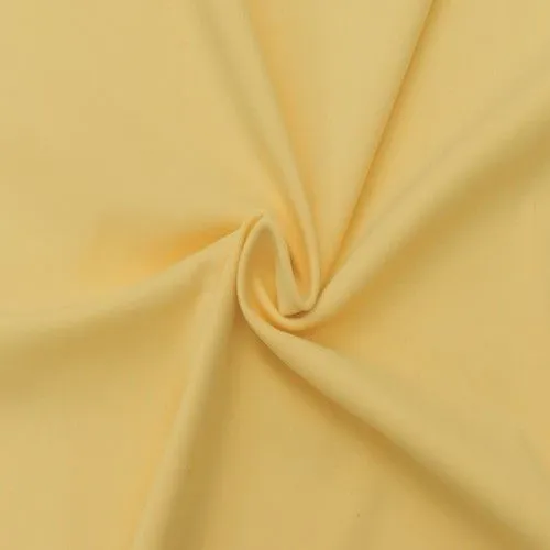 Light Yellow Famous Make Stretch Yoga Activewear  Fabric