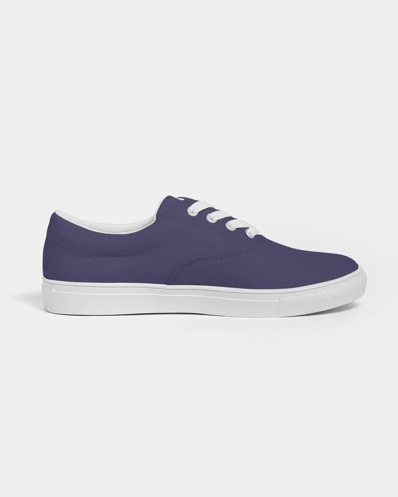 Medium Dark Blue Men's Canvas Sneakers | Men's | Medium Dark Pastel Blue | C60M60Y0K60