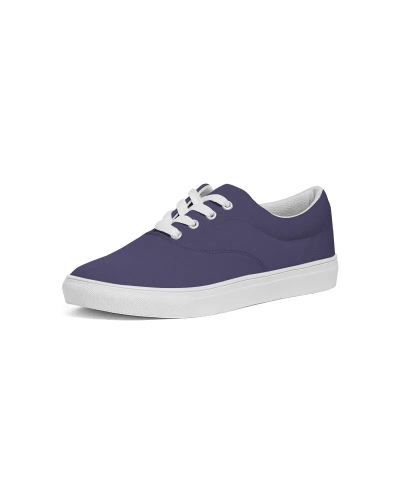 Medium Dark Blue Men's Canvas Sneakers | Men's | Medium Dark Pastel Blue | C60M60Y0K60