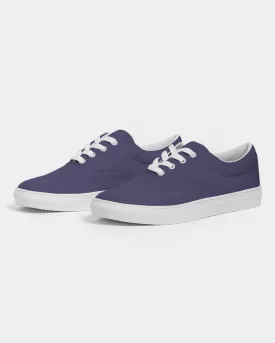Medium Dark Blue Men's Canvas Sneakers | Men's | Medium Dark Pastel Blue | C60M60Y0K60