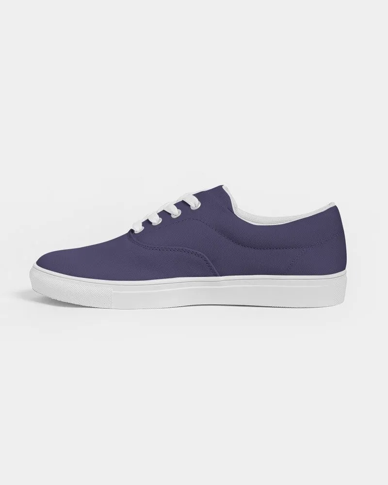 Medium Dark Blue Men's Canvas Sneakers | Men's | Medium Dark Pastel Blue | C60M60Y0K60