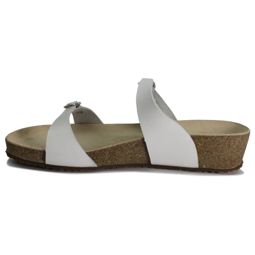 Mephisto Idelya Leather Women's Wedge Sandals