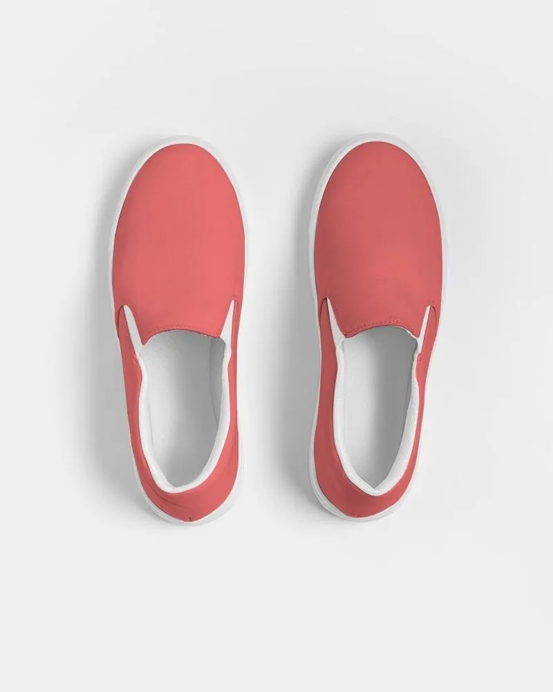Midtone Red Slip-On Canvas Sneakers | Men's | C0M80Y60K0