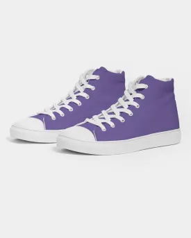 Midtone Violet High-Top Canvas Sneakers | Men's | C70M80Y0K0