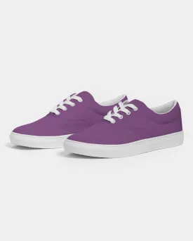 Shaded Midtone Purple Canvas Sneakers | Men's | C40M80Y0K30
