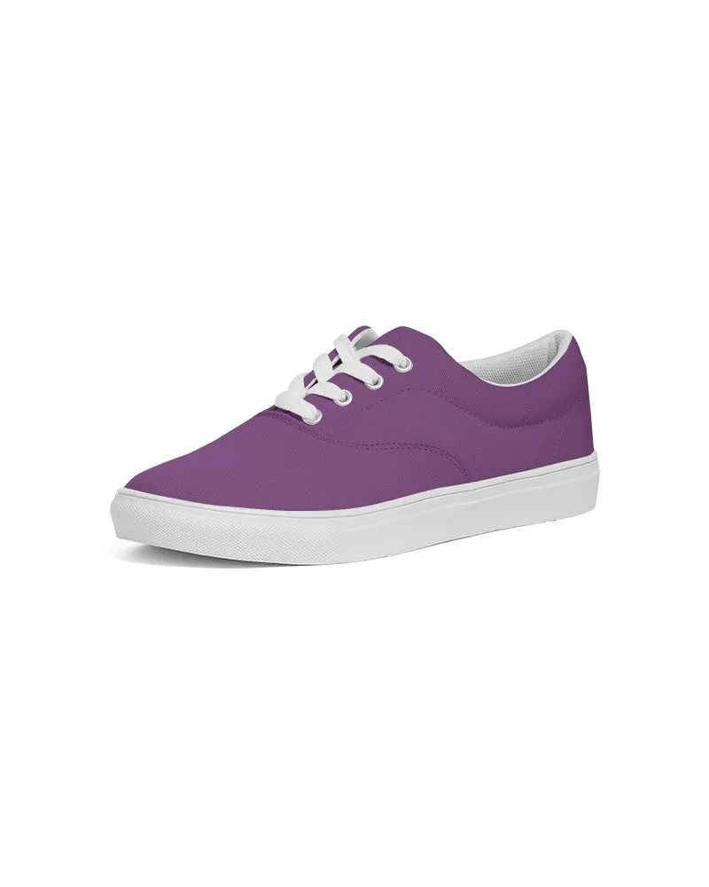 Shaded Midtone Purple Canvas Sneakers | Men's | C40M80Y0K30