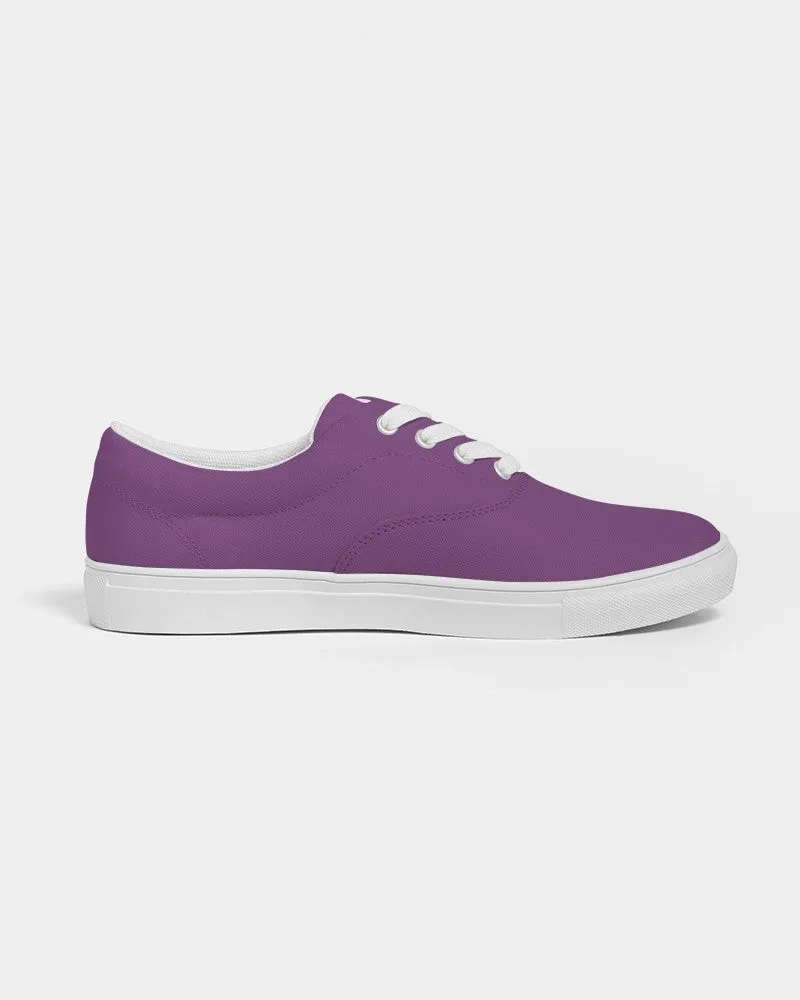 Shaded Midtone Purple Canvas Sneakers | Men's | C40M80Y0K30