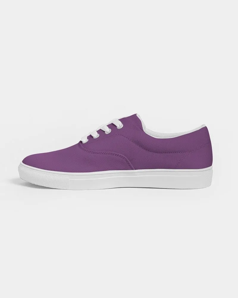 Shaded Midtone Purple Canvas Sneakers | Men's | C40M80Y0K30