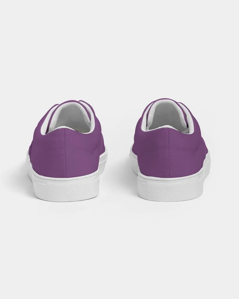 Shaded Midtone Purple Canvas Sneakers | Men's | C40M80Y0K30