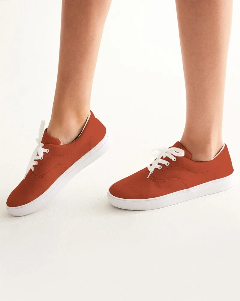 Shaded Orange Canvas Sneakers | Women's | C0M88Y100K30