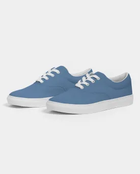 Shaded Pastel Blue Canvas Sneakers | Women's | C60M30Y0K30