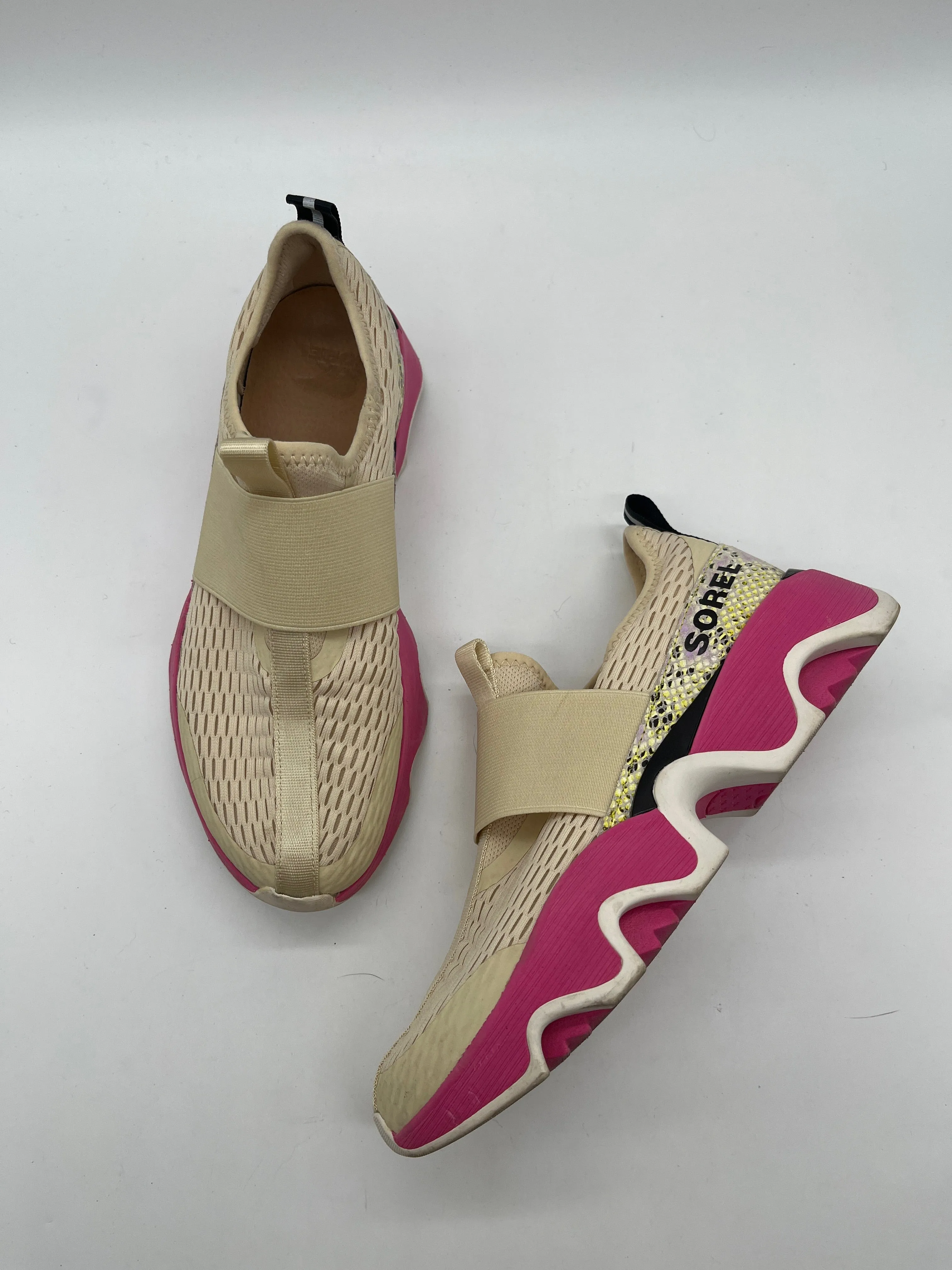 Shoes Athletic By Sorel In Yellow, Size: 8