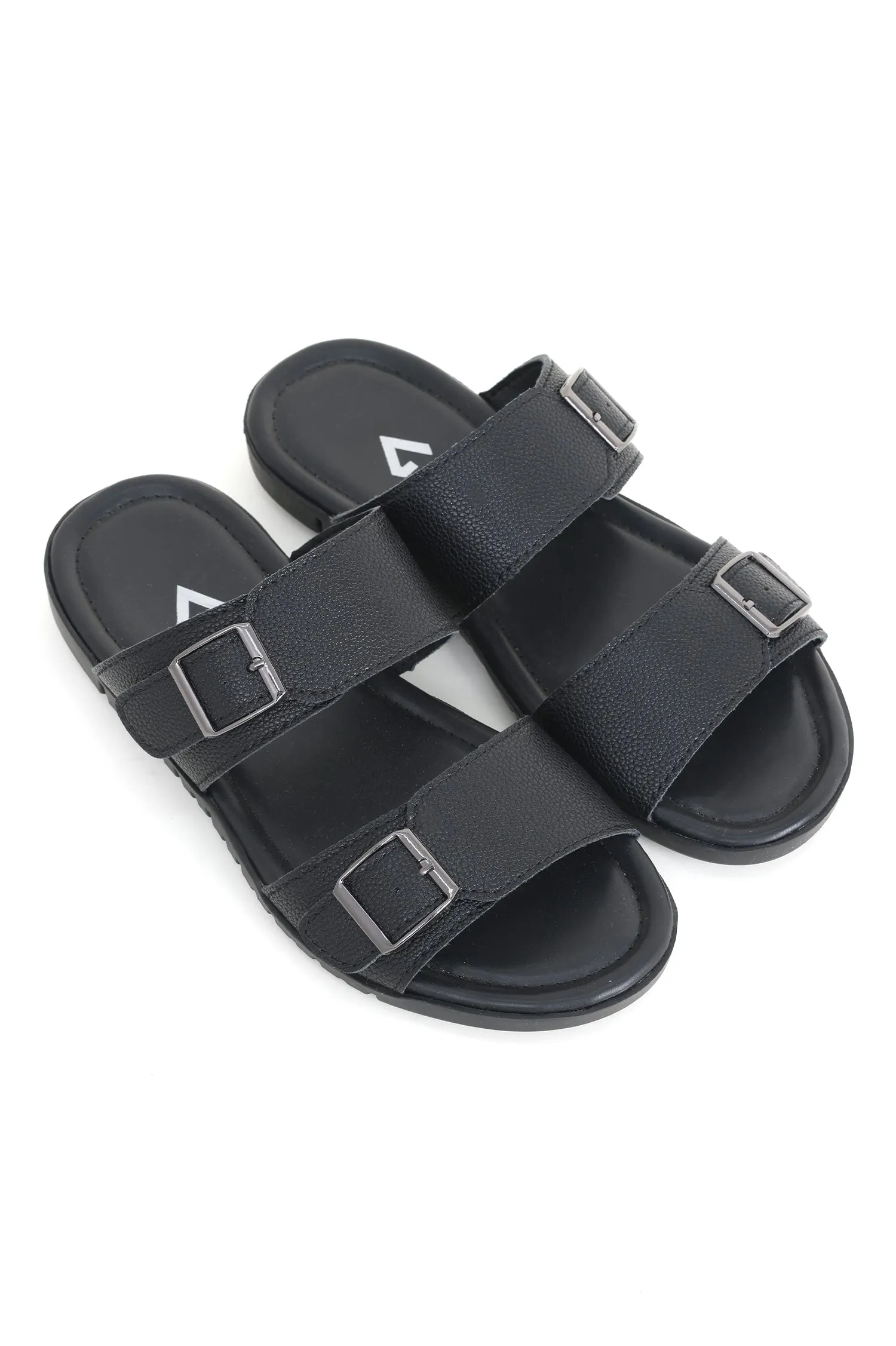 STRIDE FLEX MEN'S SSANDALS-BLACK